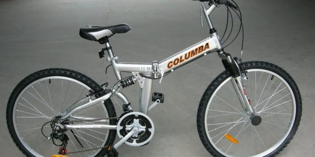 Columba 26 Alloy Folding Bike w. Shimano Silver