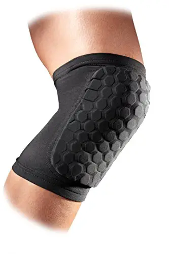 Mcdavid 6440 Hex Knee Pads/ Elbow Pads/ Shin Pads for Volleyball, Basketball, Football & All Contact Sports, Youth & Adult Sizes, Sold as Pair (2 Sleeves)
