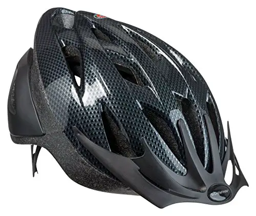 Schwinn Thrasher Bike Helmet, Lightweight Microshell Design, Adult, Carbon