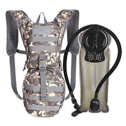Unigear Tactical Hydration Pack Backpack 900D with 2.5L Bladder for Hiking, Biking, Running, Walking and Climbing (Black Old)