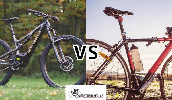 mountain bikes vs road bikes
